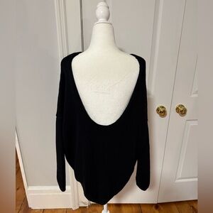 Banana Republic Open-Back Cotton Silk Sweater – Size L